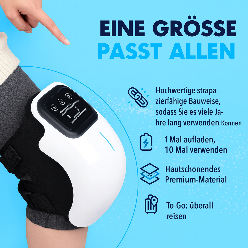 WellVersify™ 4-in-1 kniemassager – Natuurlijke verlichting van kniepijn 